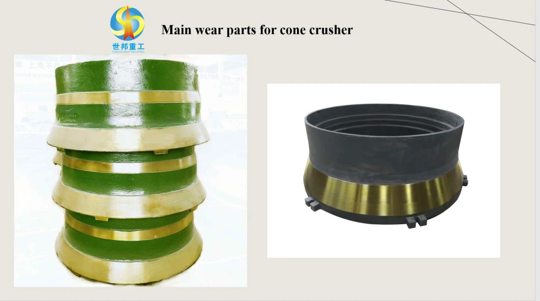 Hot Sale Concave and Mantle for Metso Cone Crusher Spare Parts