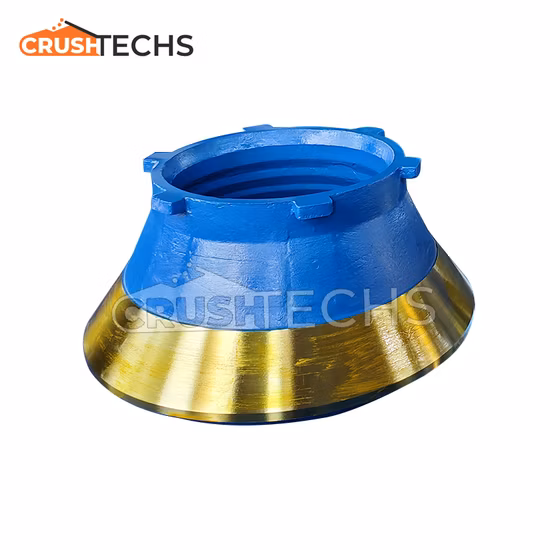 Mangan-Kegelbrecher-Guss-Verschleißteile Symons 3'' Kurzkopf-Konkavität und Mantel 0551.3