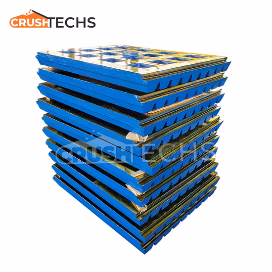 Zubehör Zahnplatte Zahnplatte Backenplatte Anzug Cj815 Backenbrecher Ersatzteile