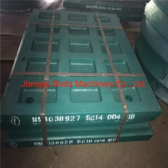 Heißer Verkauf Ersatzteile für Metso Crusher Backenplatte